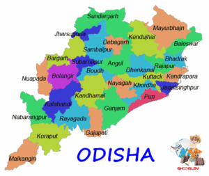 Odisha-Map-with-Districts | Ghoomley